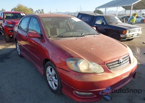 2005 Toyota Corolla Xrs z USA, uszkodzony, nr VIN 2T1BY32E15C395069